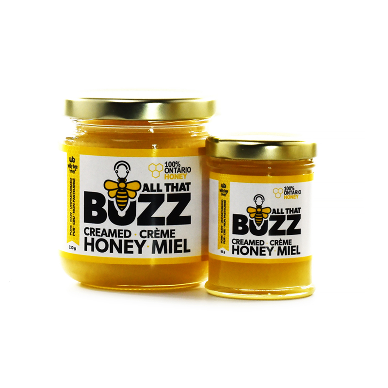 all that buzz, creamed honey, Willy Bee, 100% Ontario Honey, apiaries, beekeeper